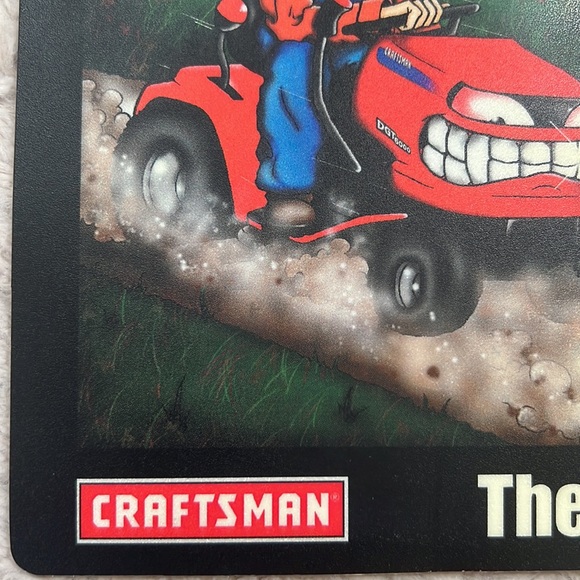 Craftsman- They’d Better Run - mousepad, vintage never used - Picture 10 of 16
